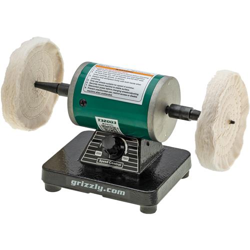 Image for Grizzly T32003 - 1/4 HP Variable-Speed Mini Benchtop Polisher