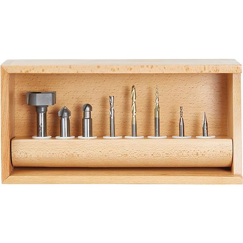 Image for Amana T32929 - 8 Pc. 1/4" & 1/2" Signmaking Starter Router Bit Collection #III