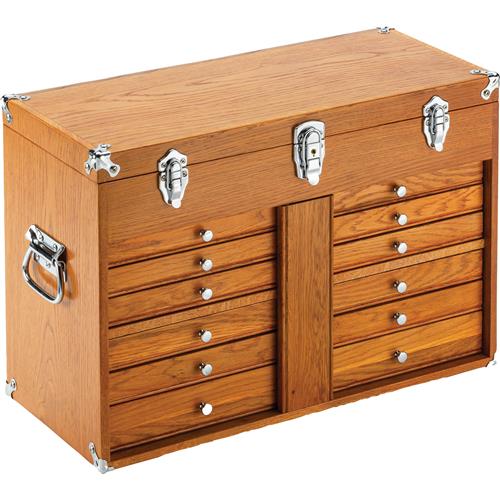 Image for Grizzly T33819 - 23" Series 9-Drawer Red Oak Tool Chest