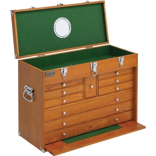 Image for Grizzly T33970 - 26" Series 10-Drawer Red Oak Tool Chest