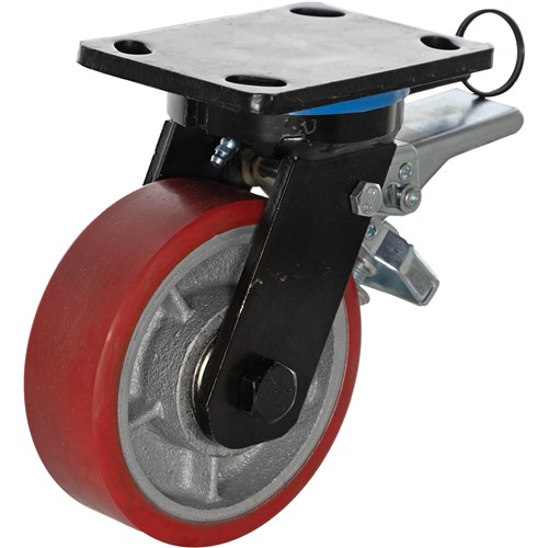 Image for Grizzly T34015 - 6" Heavy-Duty Swivel Caster with Brake and Rotation Lock