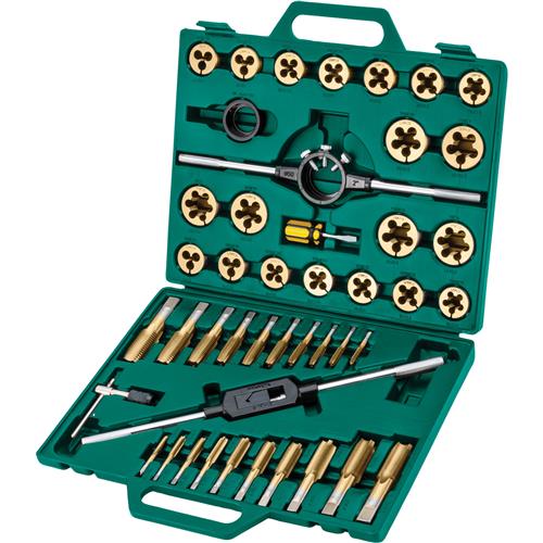 Image for Grizzly T34078 - 45-Pc. Metric TiN Coated Tap & Die Set
