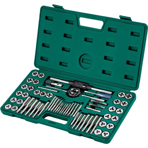 Image for Grizzly Precision T34079 - 60-Pc. SAE/Metric Tap & Die Set