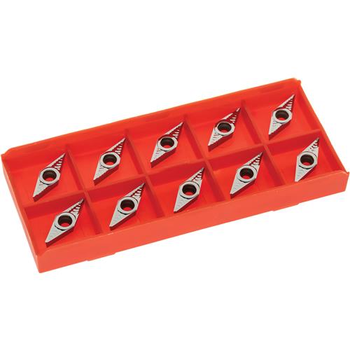 Image for HARLINGEN T34434 - VCGT Carbide Inserts for Aluminum, Cast-Iron & T10372, T10447/48/49/50, 10-Pk.