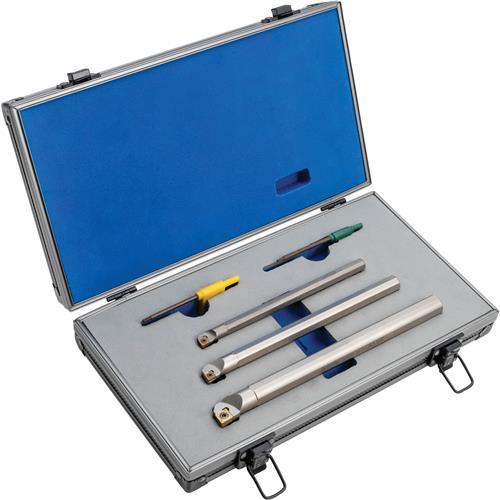Image for HARLINGEN T34455 - Indexable Boring Bar Set w/ Solid Carbide Shank, 3/8" - 5/8"
