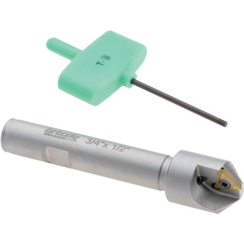 Image for HARLINGEN T34466 - TCMT Carbide Indexable Countersink, 3/4", 1/2" Shank
