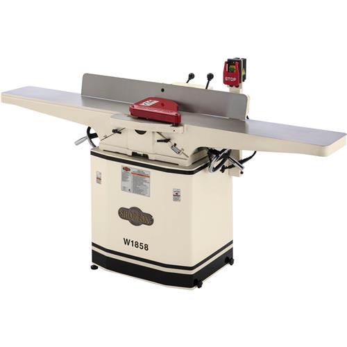Image for Shop Fox W1858 - 8" x 72" Dovetail Jointer w/ Helical Cutterhead & Mobile Base